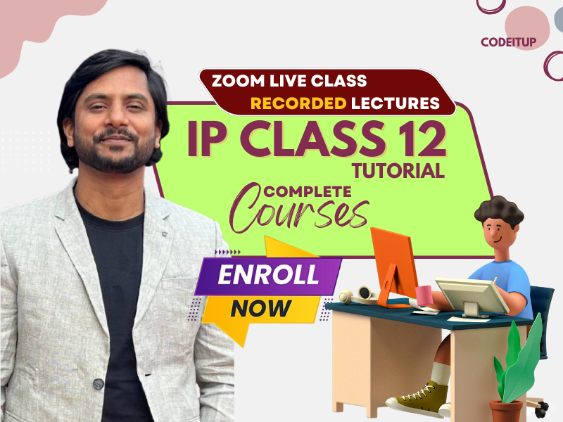 IP Class 12 Zoom Online Class Recorded Lecture By Anand Sir